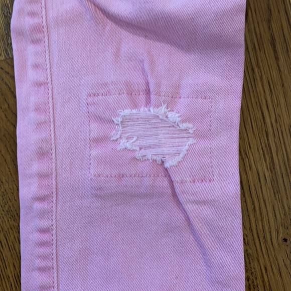 2 pairs abercrombie kids white and pink jeans - Picture 7 of 11